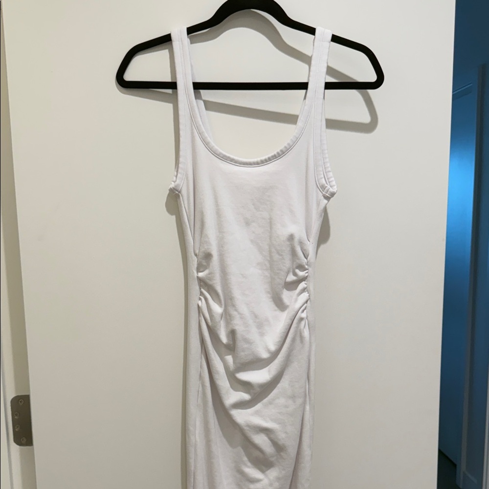 Zara White Sleeveless Dress